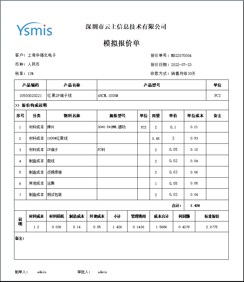 图片[4]-模拟报价单-云上网