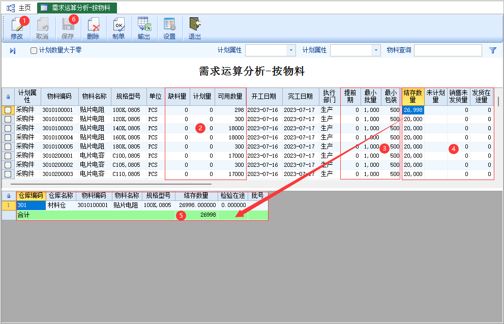 图片[2]-需求运算分析-按物料-云上网